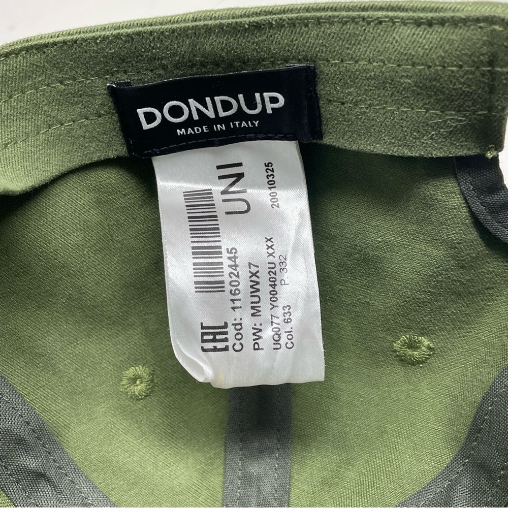 Dondup Military Green Baseball Hat - Picture 7 of 10